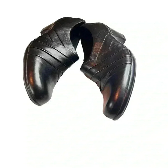 CLARKS CASUAL SLIP-ON WORK LOAFERS•SIZE 7•BLACK GENUINE LEATHER •GREAT C… - Picture 6 of 14